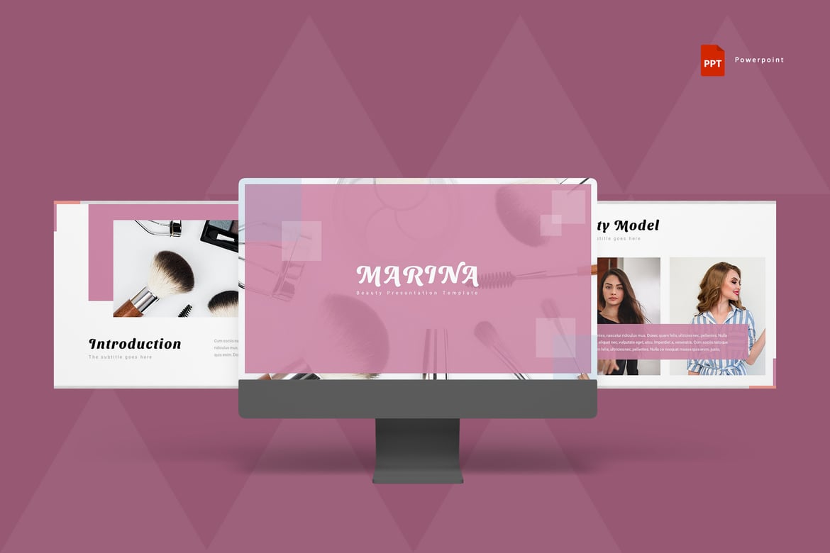 Template Powerpoint Marina - Solusi Presentasi Kreatif Anda