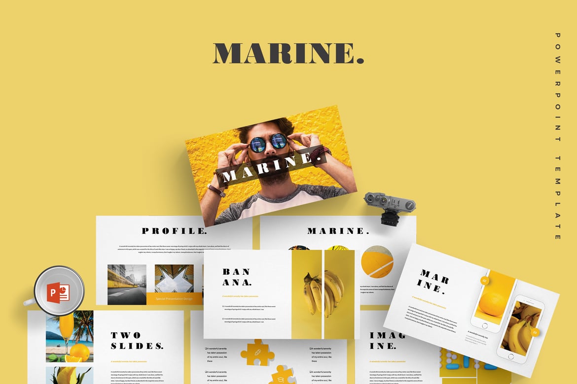 Template PowerPoint Laut - Solusi Presentasi yang Menarik