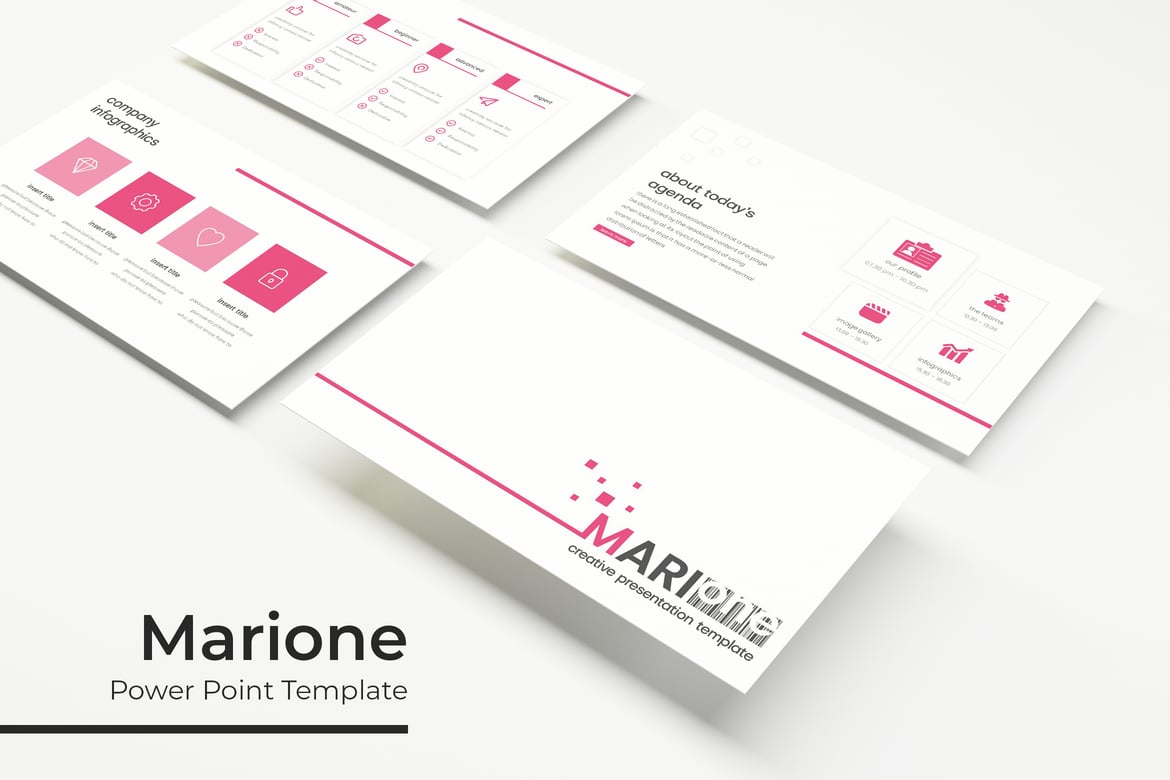 Marione - Template PowerPoint Menarik untuk Presentasi Anda