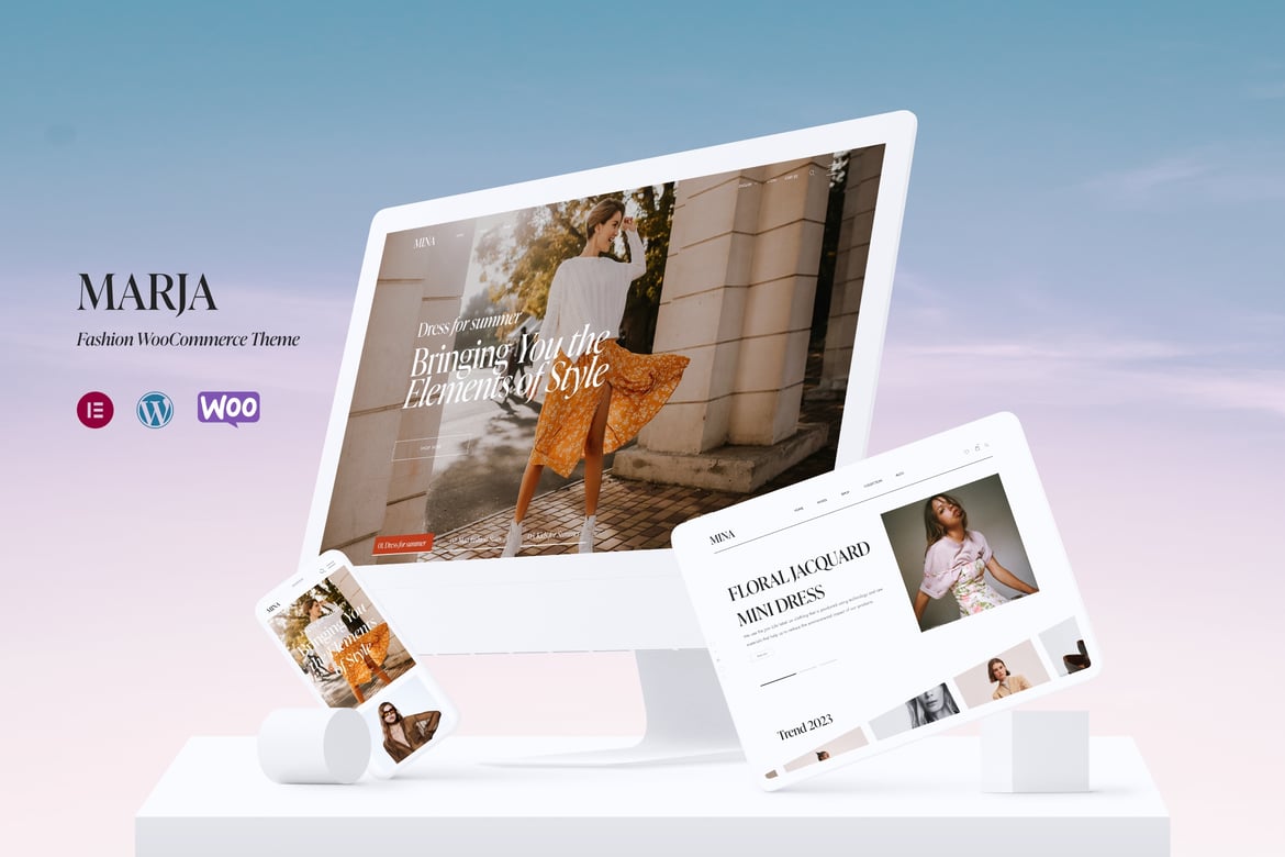 Marja - Tema WordPress Fashion yang Memukau