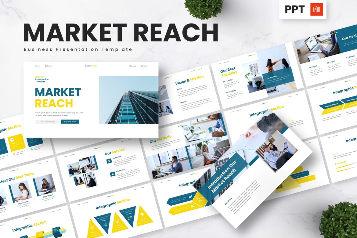 Template PowerPoint Pasar yang Efektif untuk Bisnis Anda