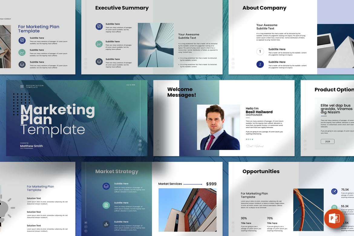 Template Presentasi Marketing PowerPoint yang Menarik dan Profesional