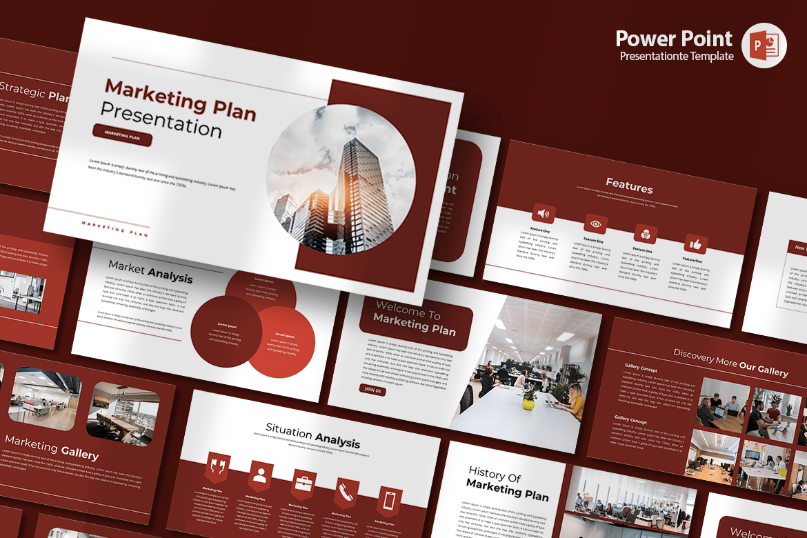 Template PowerPoint Rencana Pemasaran yang Menarik dan Siap Digunakan
