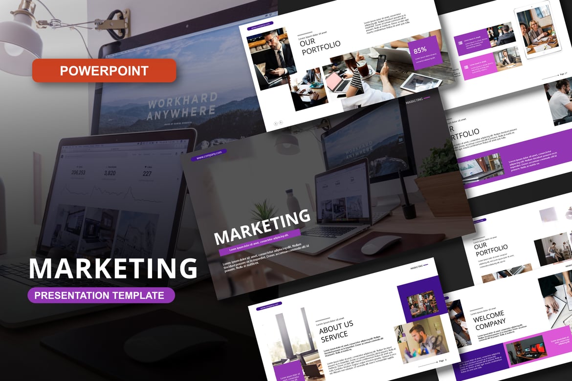 Template Powerpoint Marketing yang Menarik dan Profesional