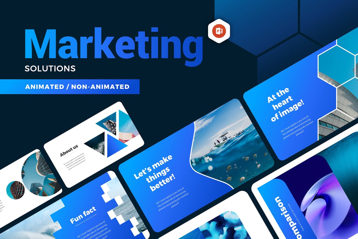 Template Presentasi Marketing yang Kreatif dan Profesional