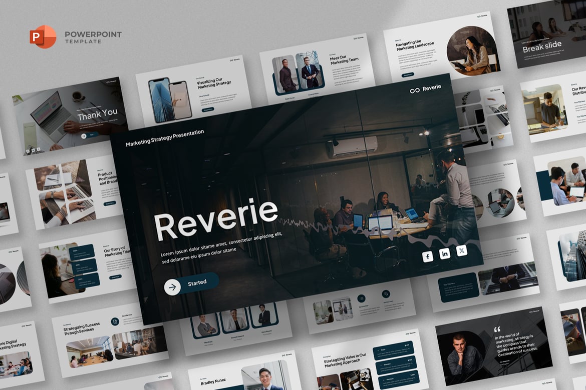 Template Powerpoint Strategi Pemasaran yang Menarik dan Profesional