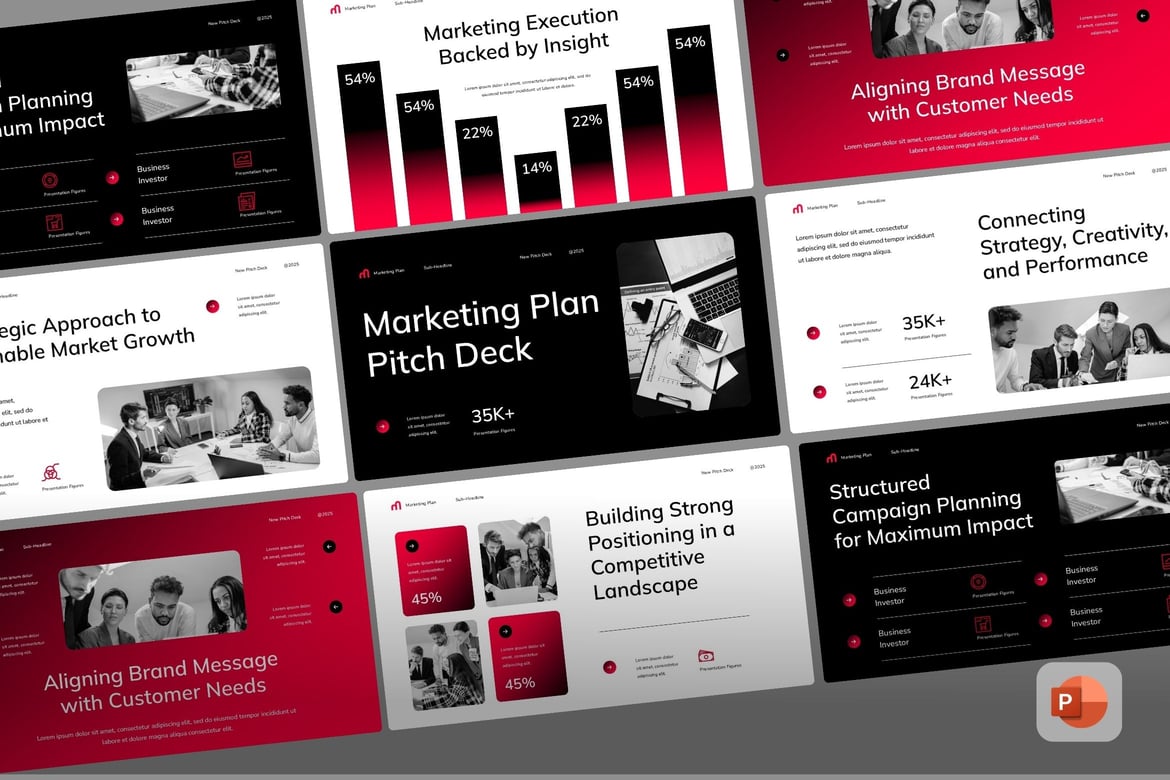 Template Presentasi Strategi Pemasaran - Powerpoint yang Efektif