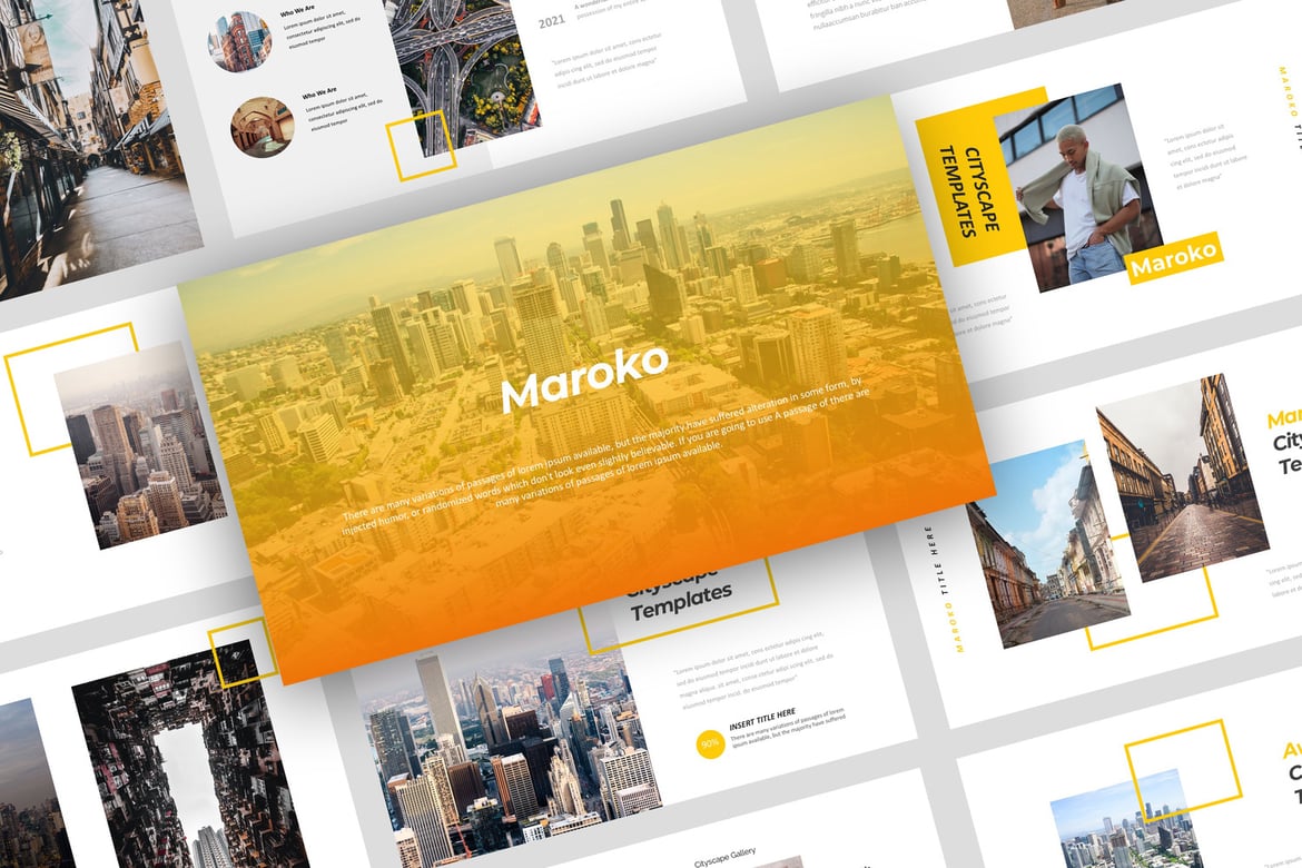 Template PowerPoint Maroko: Presentasi Modern dan Kreatif