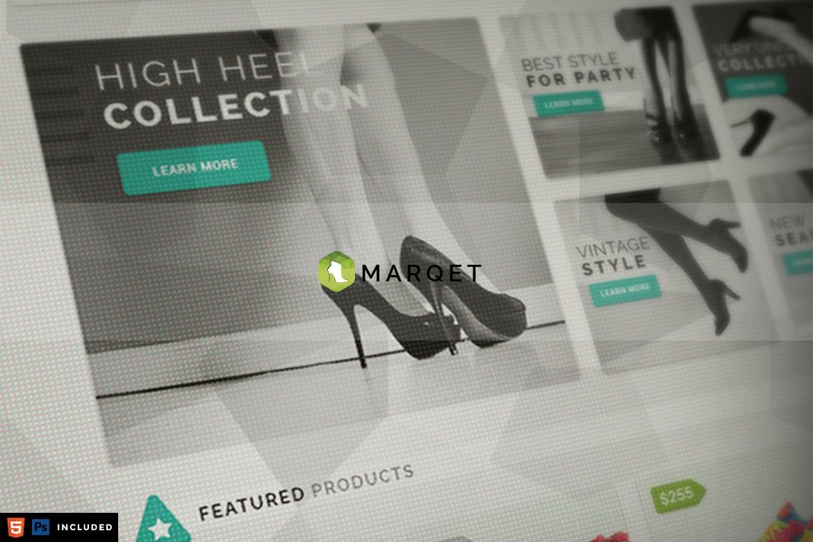 MarQet - Template Website eCommerce Responsif dan Modern