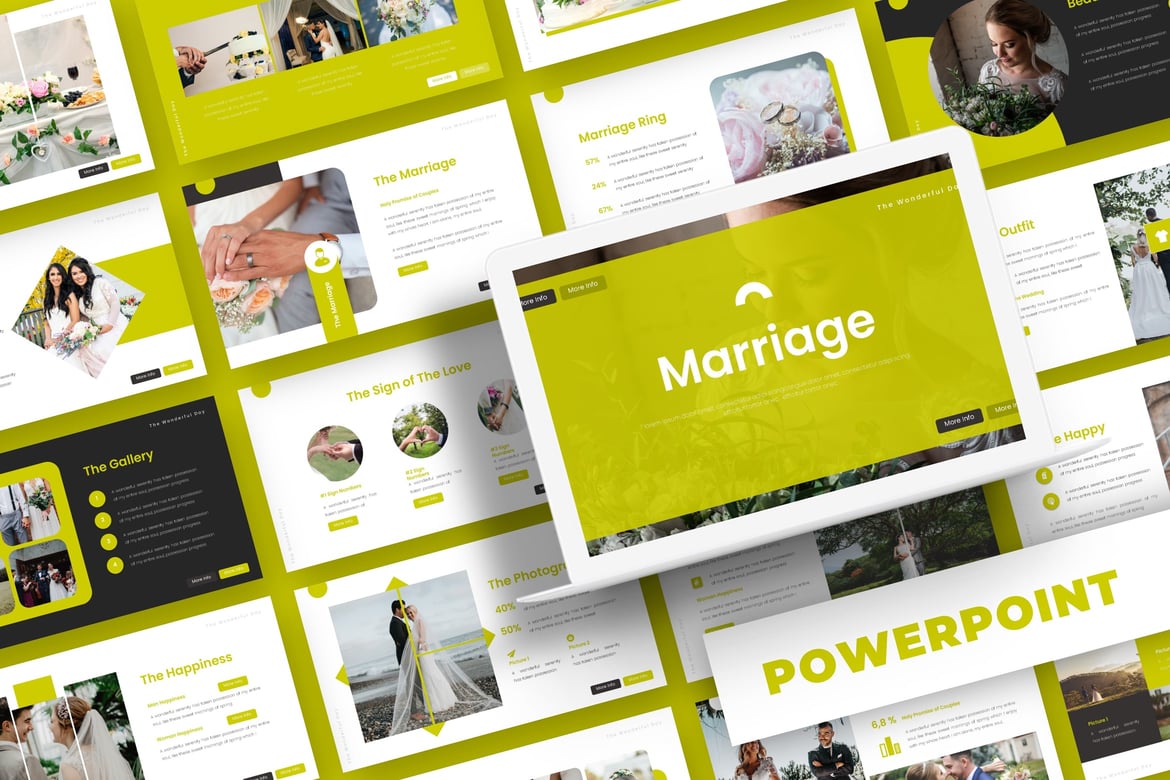 Template Powerpoint Pernikahan - Presentasi Menarik untuk Segala Kebutuhan