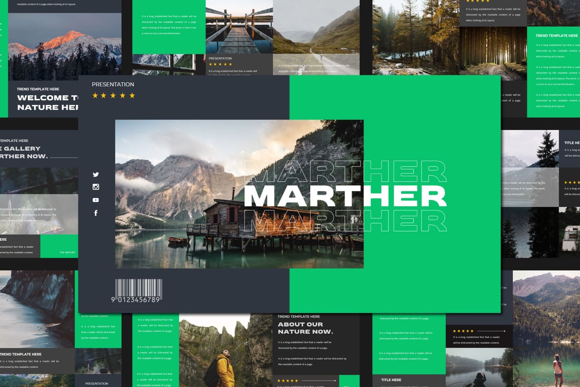 Template Powerpoint MARTHER yang Menarik dan Profesional