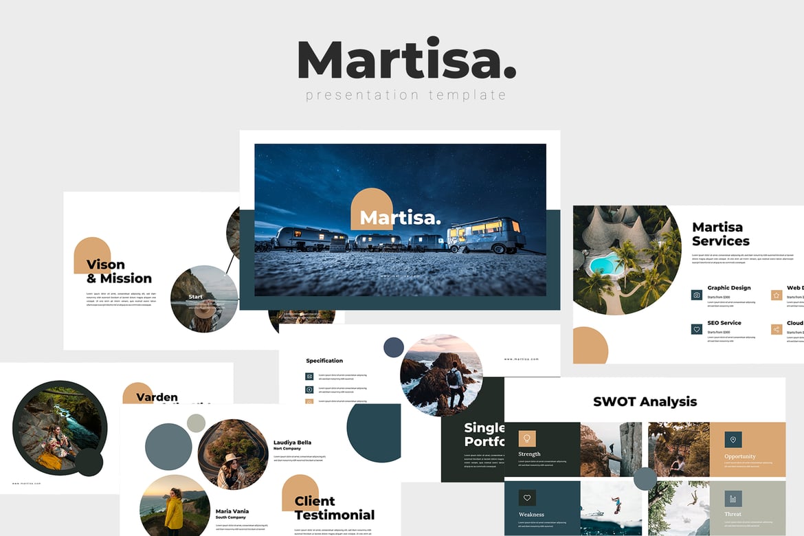 Martisa - Template Powerpoint untuk Presentasi Menarik
