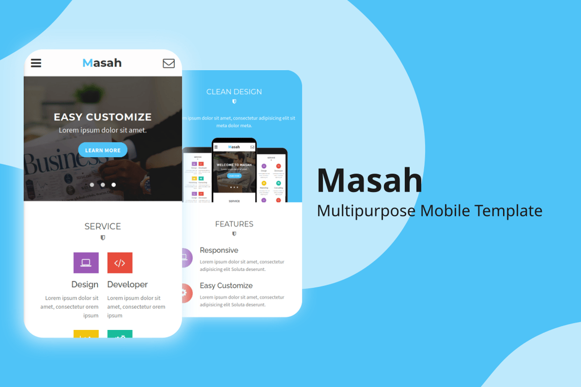 Masah - Template Website Serbaguna untuk Semua Kebutuhan