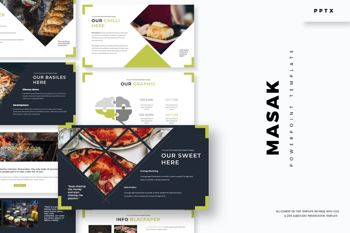 Template Presentasi PowerPoint Masak - Solusi Kreatif untuk Semua Kebutuhan Anda