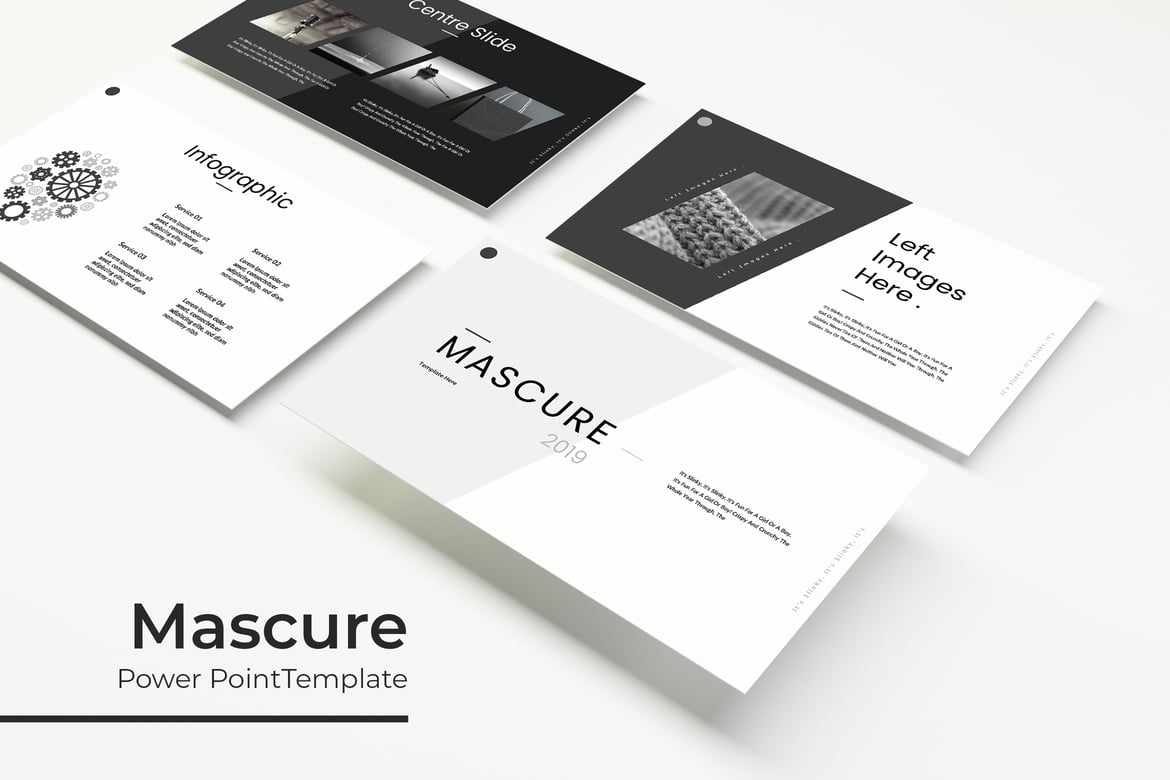 Mascure - Template Presentasi PowerPoint Modern dan Menarik
