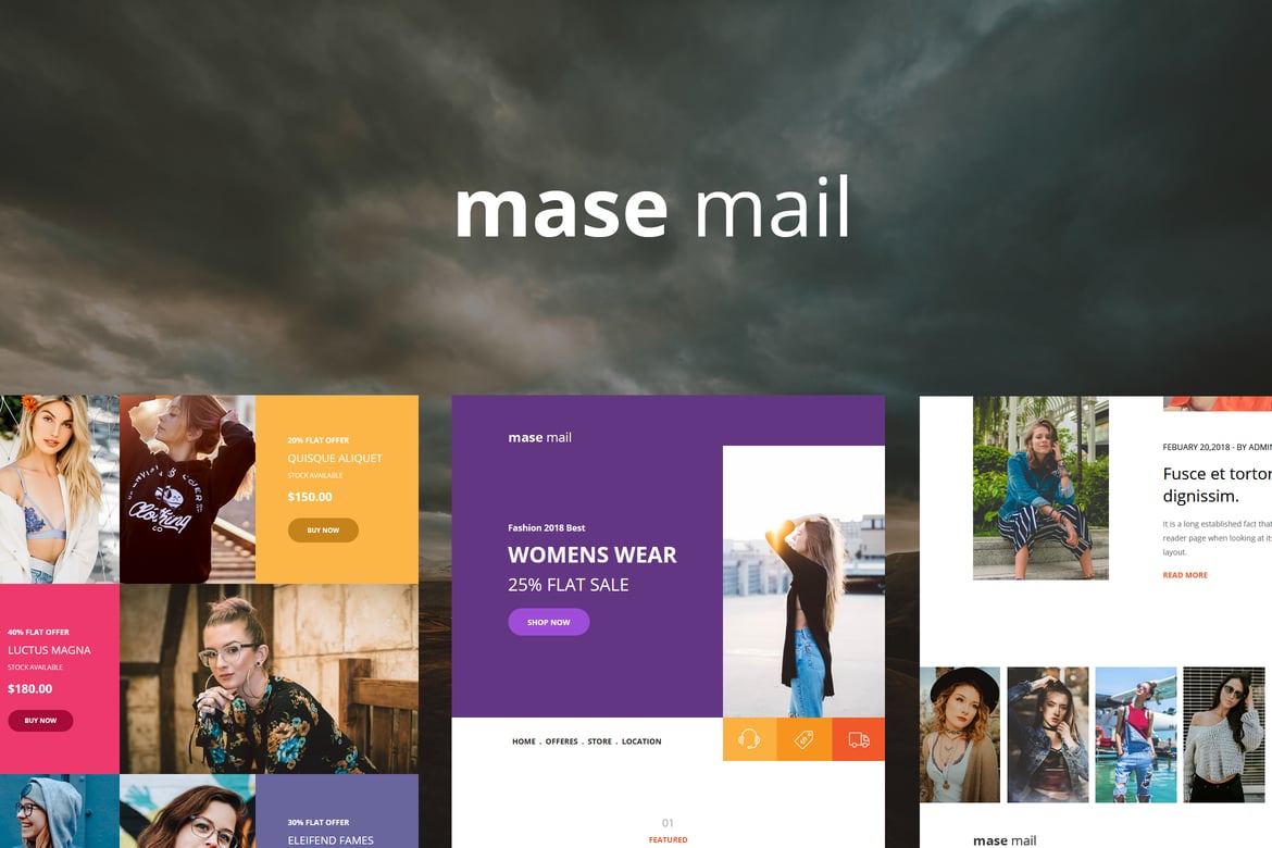Mase Mail - Template E-mail Responsif yang Modern dan Menarik