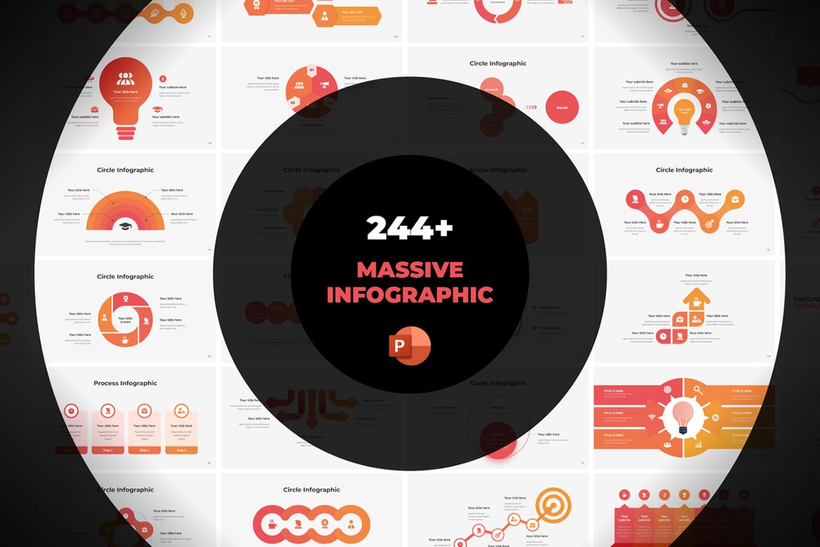 Template PowerPoint Infografis Animasi yang Mengagumkan