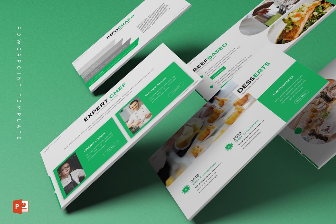 Mastefood - Template PowerPoint Serba Guna yang Menarik