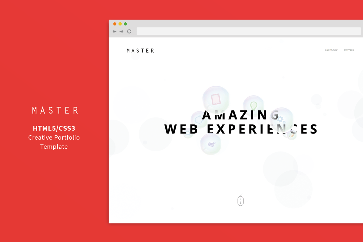 Template Website Kreatif Master - Portofolio Sempurna untuk Kreator