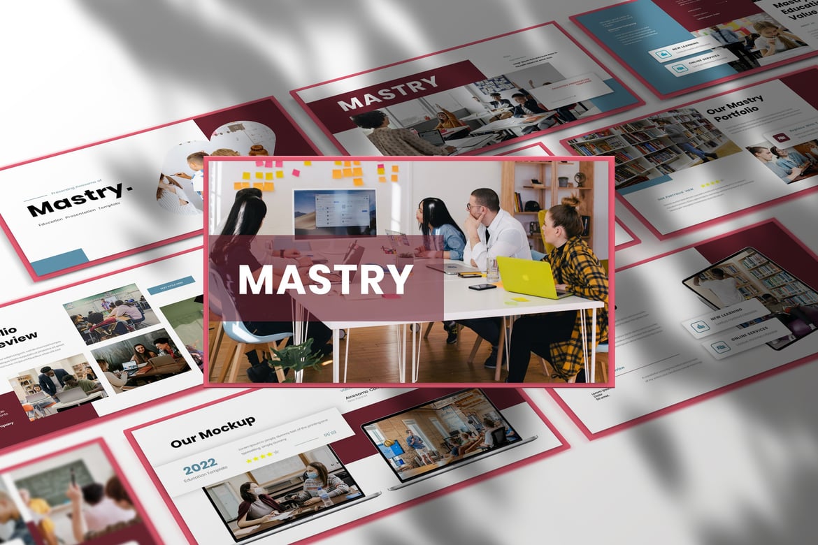 Template Presentasi PowerPoint Mastry - Solusi Kreatif untuk Semua Kebutuhan Anda