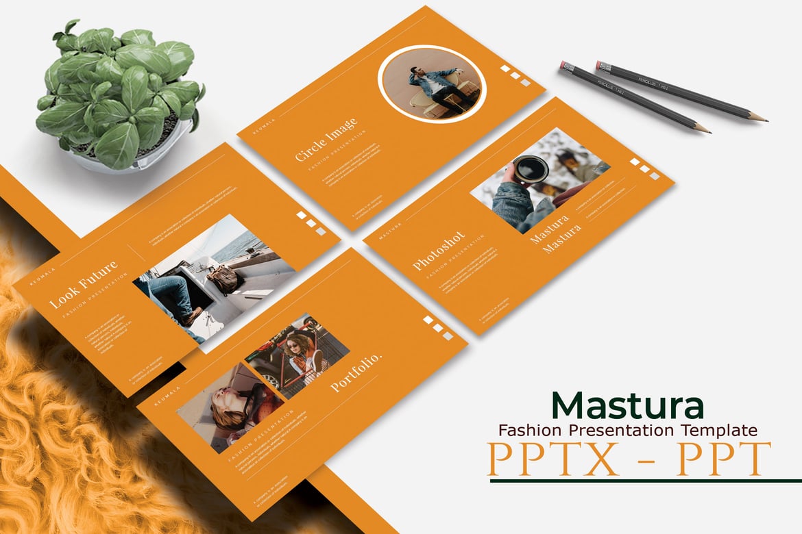 MASTURA - Template Powerpoint Fashion yang Stylish dan Profesional