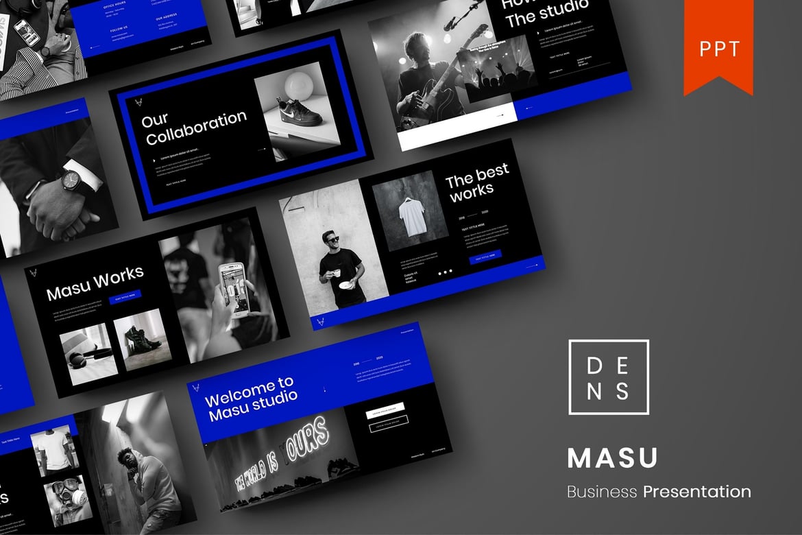 Template PowerPoint Masu – Solusi Presentasi Bisnis yang Menarik