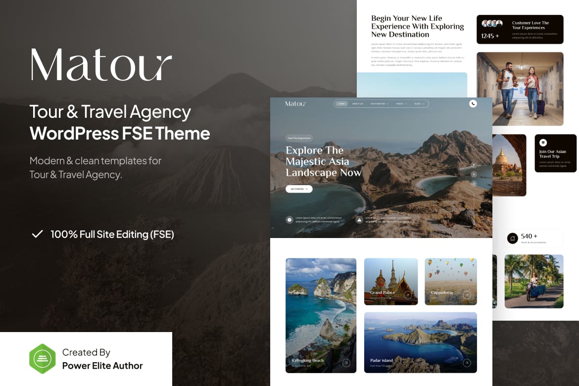 Matour – Tema WordPress Profesional untuk Agensi Tour & Travel