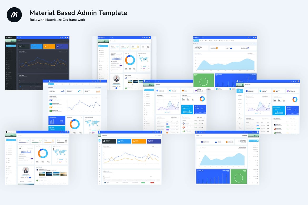 Template Admin MatPress - Solusi Canggih untuk Website Anda