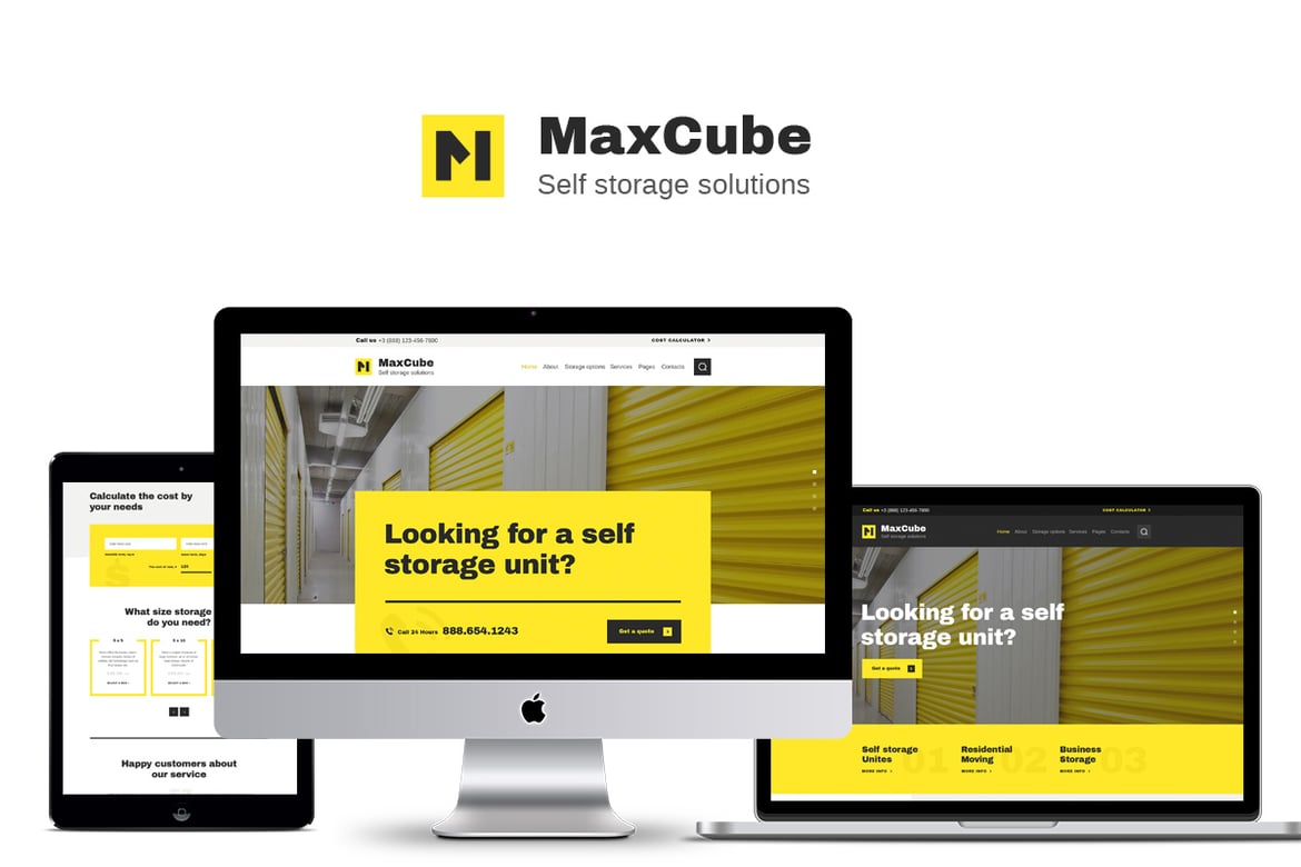 MaxCube: Tema WordPress Terbaik untuk Perusahaan Moving dan Penyimpanan