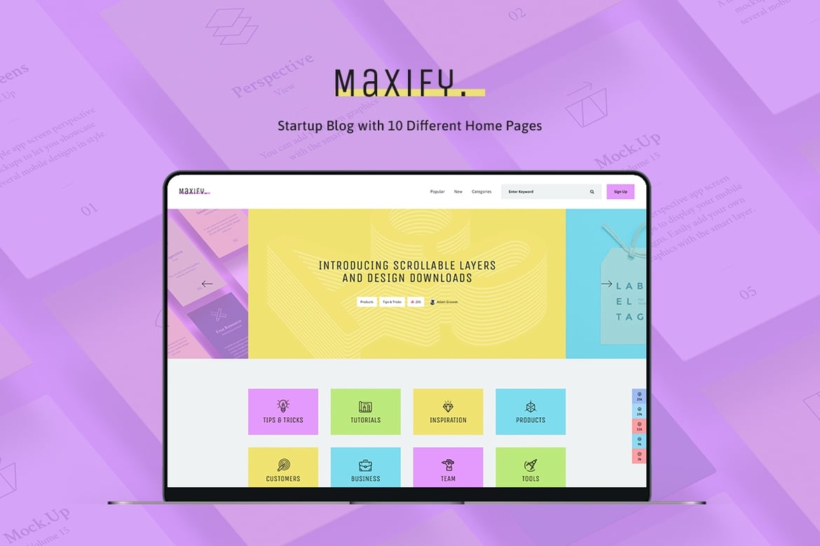 Maxify: Tema WordPress Modern untuk Blog Bisnis dan Startup