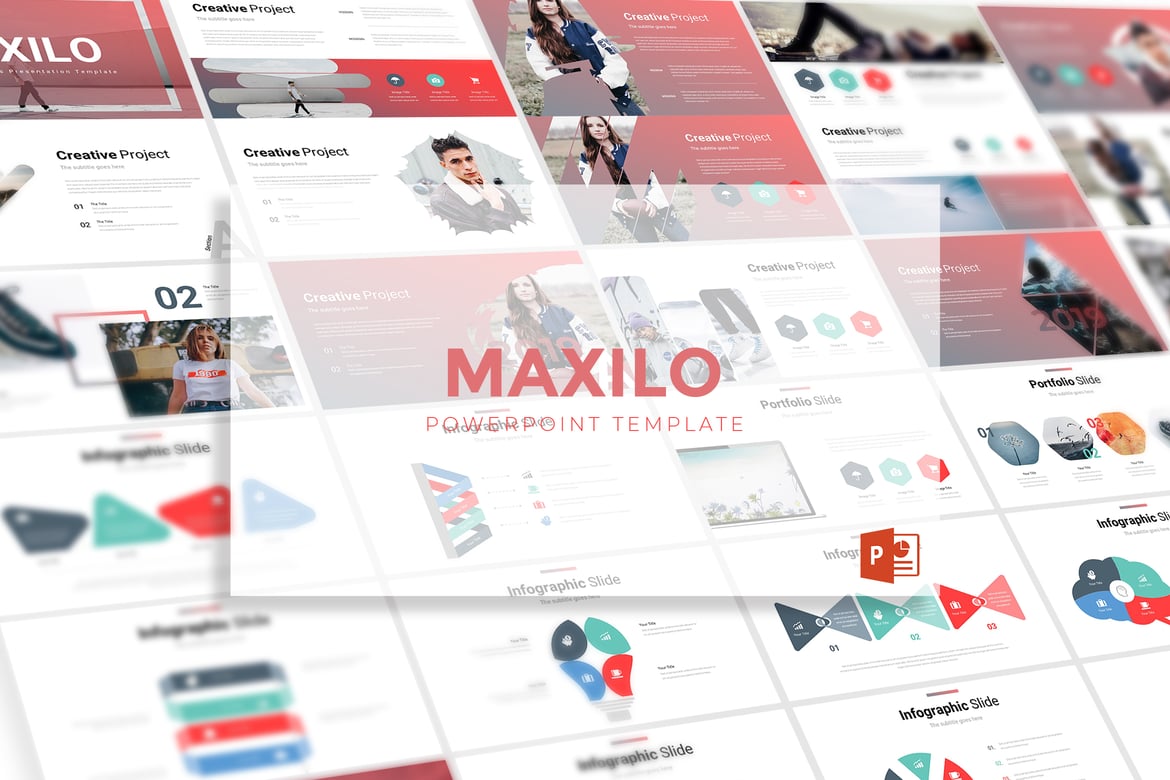 Maxilo - Template PowerPoint Serbaguna yang Menarik