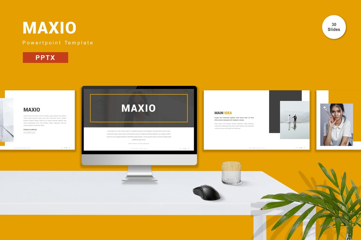 Maxio - Template Powerpoint Menarik untuk Semua Kebutuhan