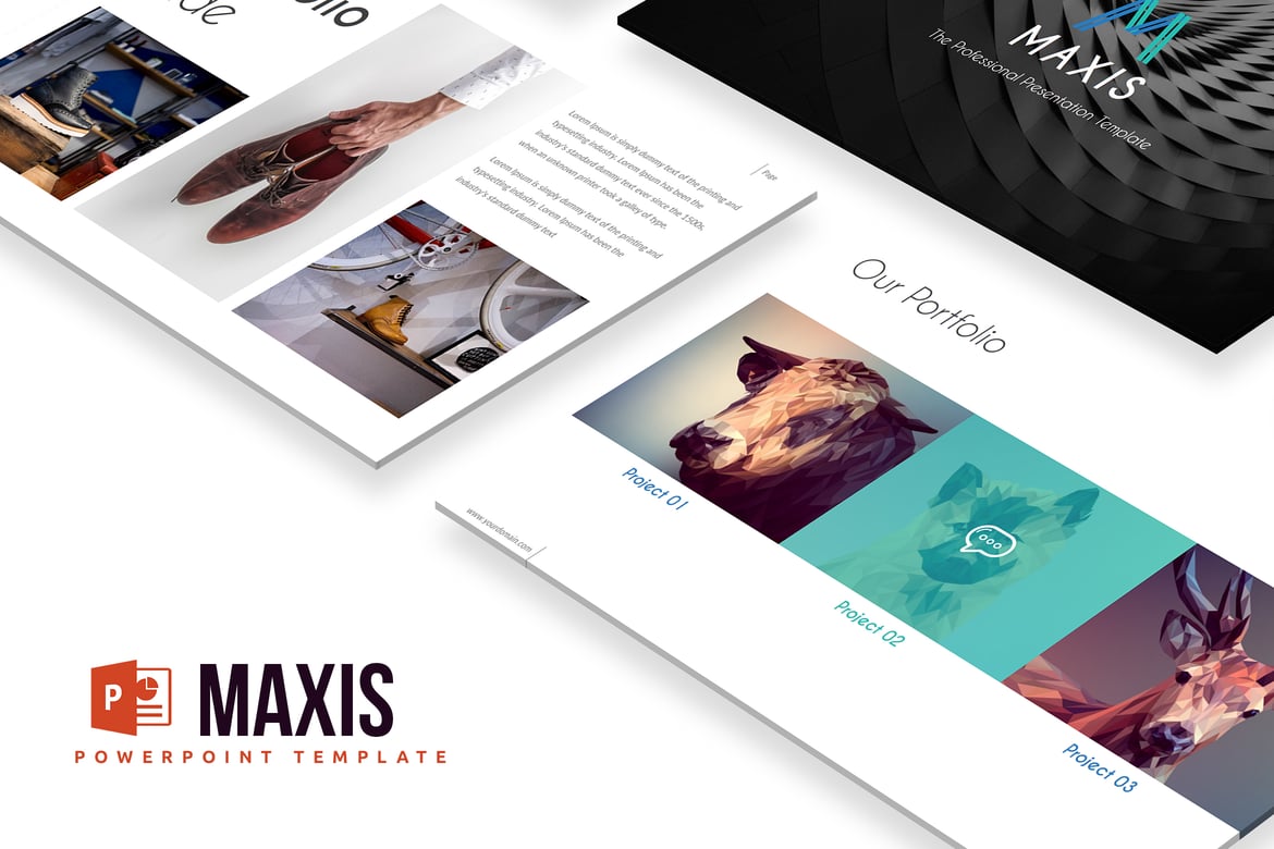 Template Powerpoint Maxis - Solusi Kreatif untuk Presentasi Anda
