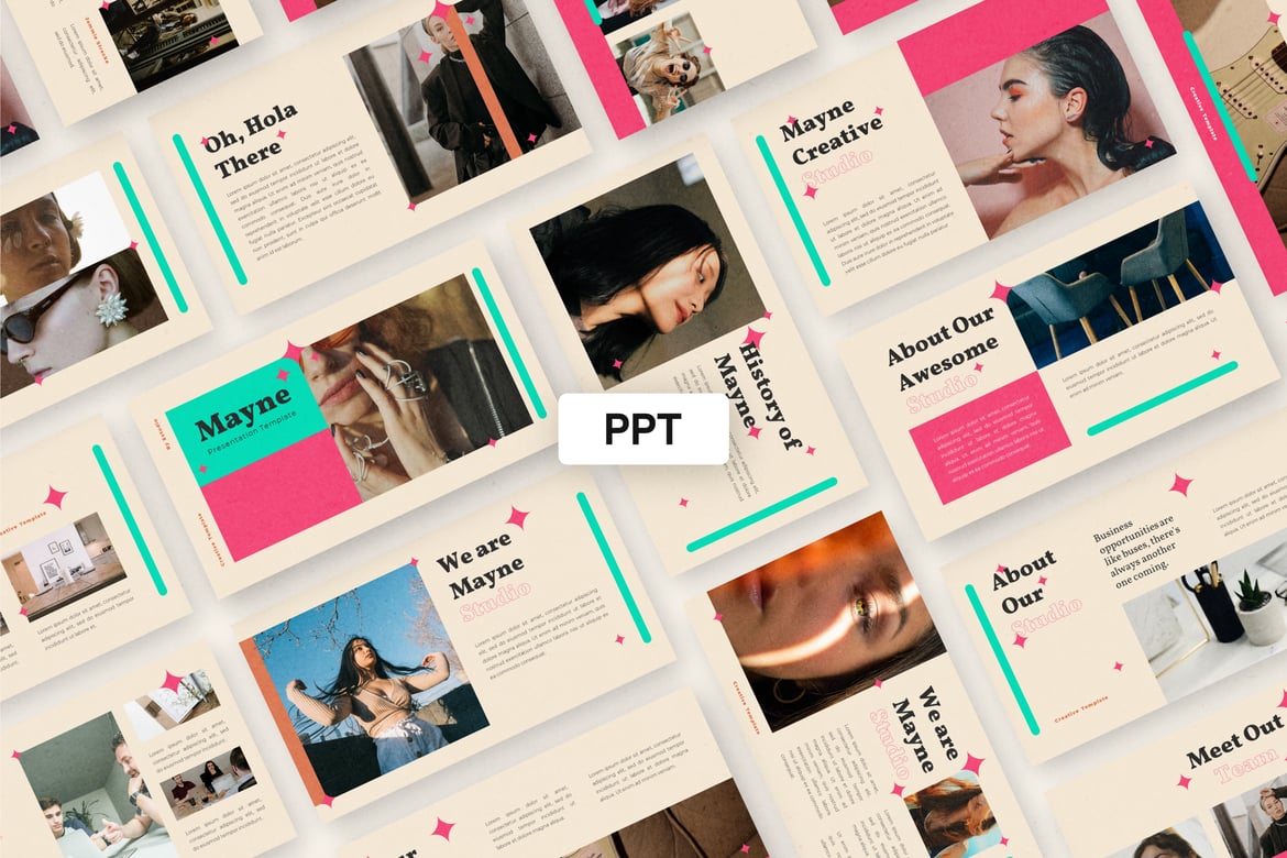 Template Powerpoint Mayne - Elegan dan Minimalis untuk Presentasi Anda