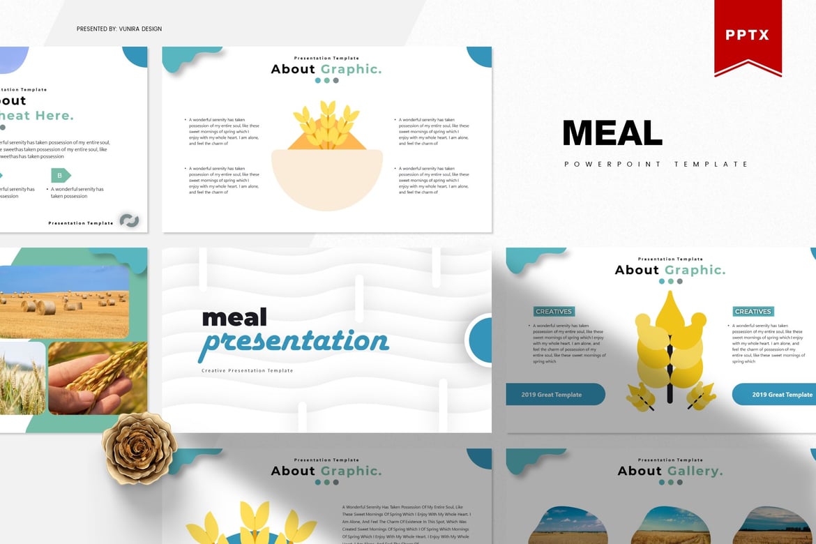 Template Presentasi Makanan | Template PowerPoint Menarik dan Profesional