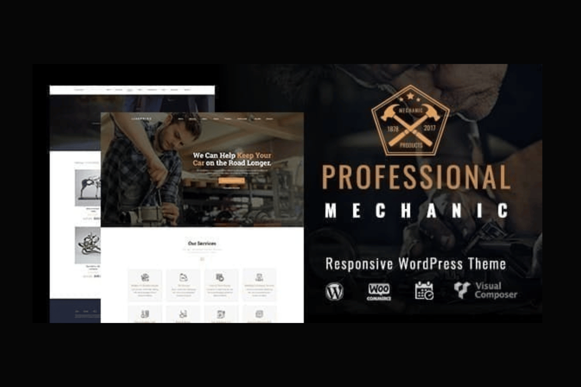 Tema WordPress Mechanic | Solusi Sempurna untuk Bengkel Mobil dan Perbaikan Otomotif