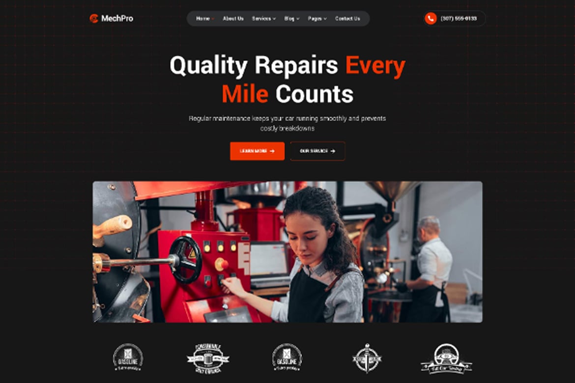 Mechpro – Tema WordPress untuk Layanan dan Perbaikan Mobil yang Menawan
