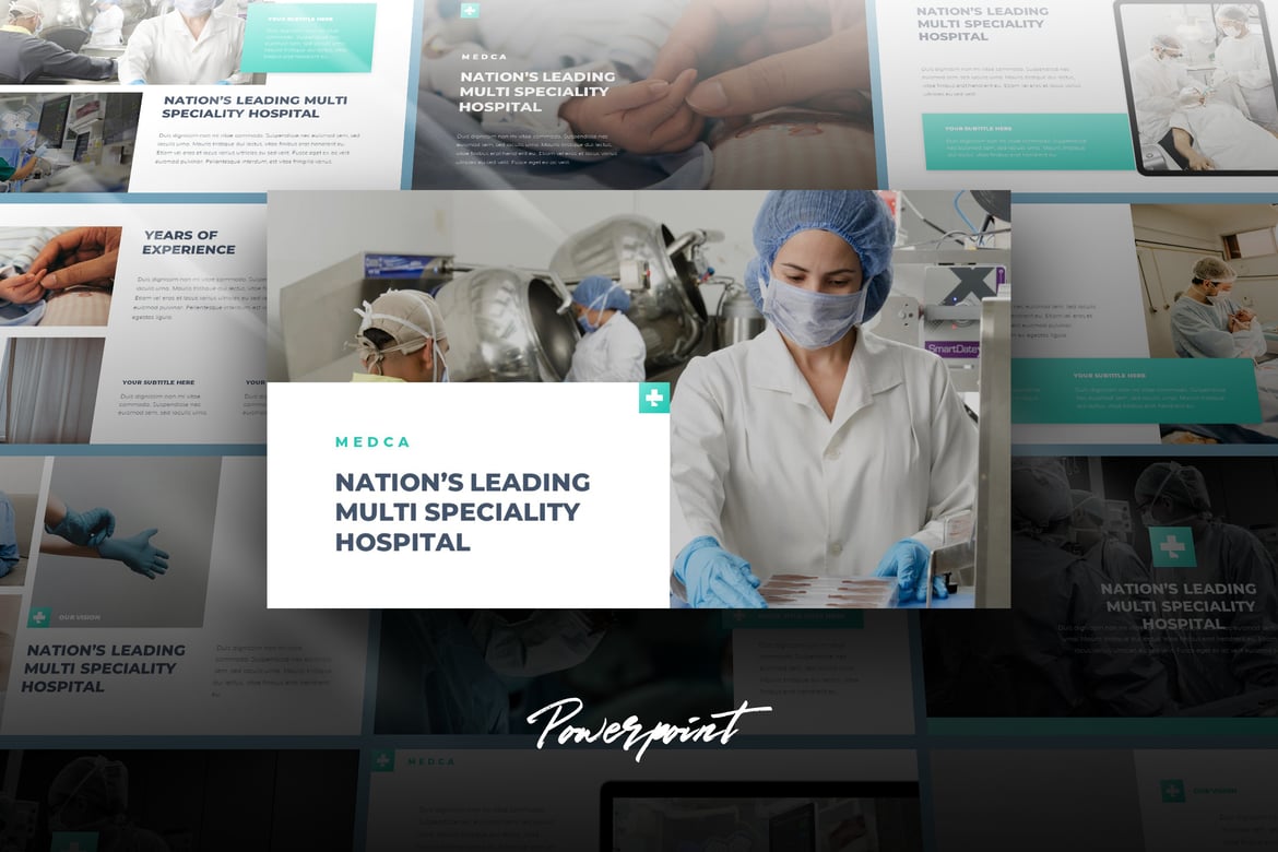 Template Powerpoint Medca - Solusi Presentasi Profesional