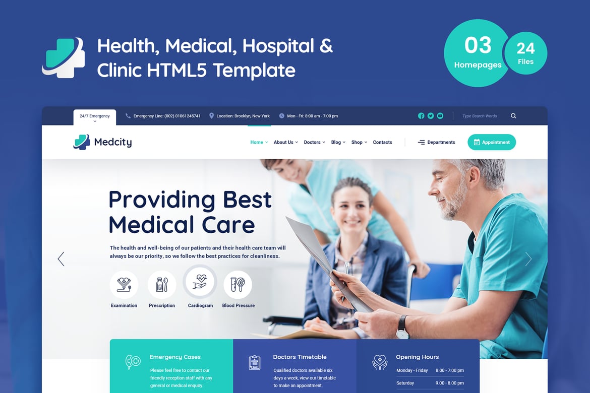 Medcity - Template Website Kesehatan & Medis yang Menakjubkan