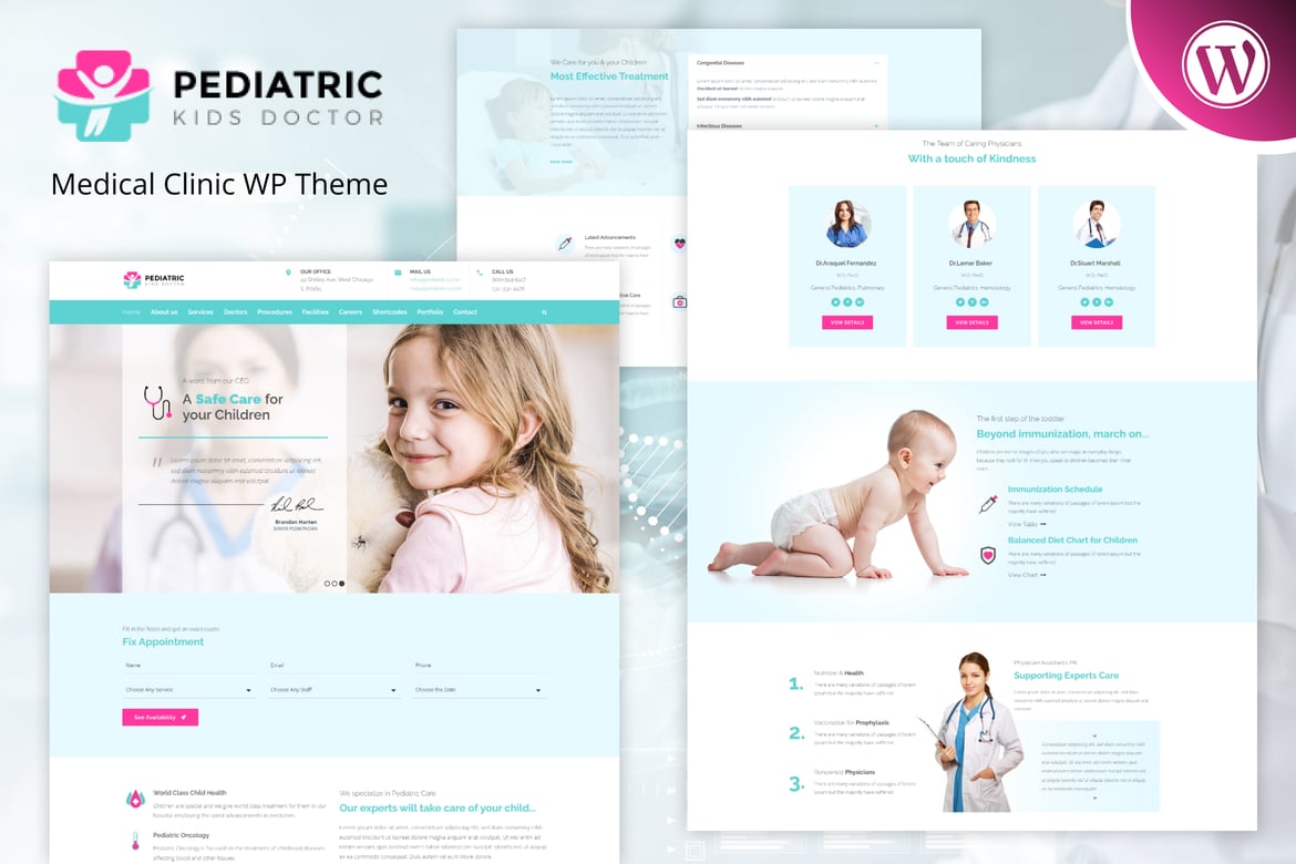 Medi - Tema WordPress Klinik Medis Terbaik untuk Kesehatan Anak