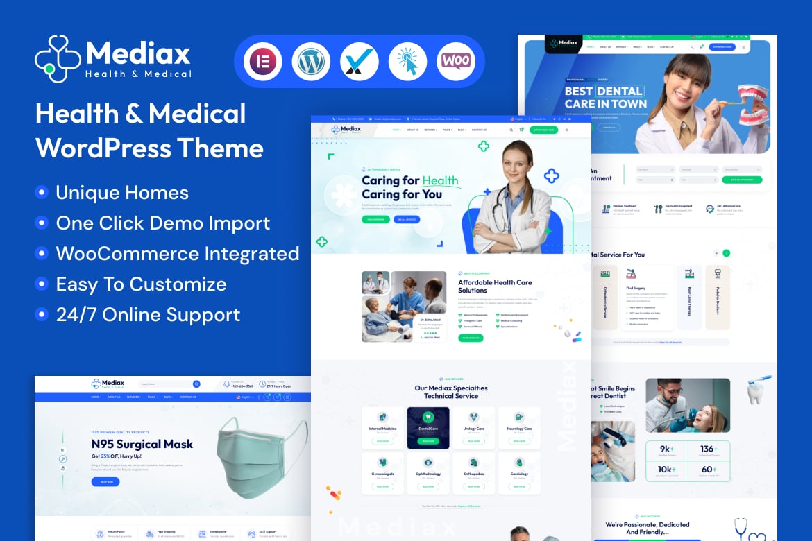 Mediax - Tema WordPress Kesehatan & Medis yang Menarik