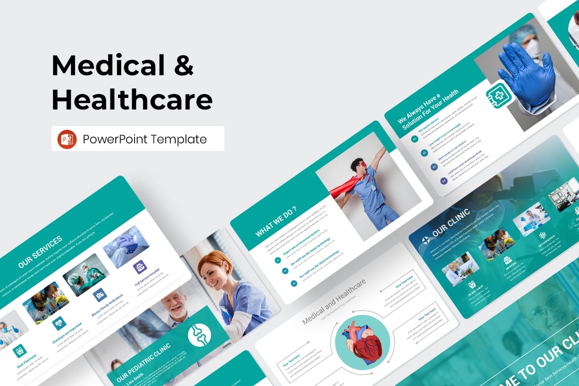 Template Presentasi PowerPoint Medis dan Kesehatan yang Menarik