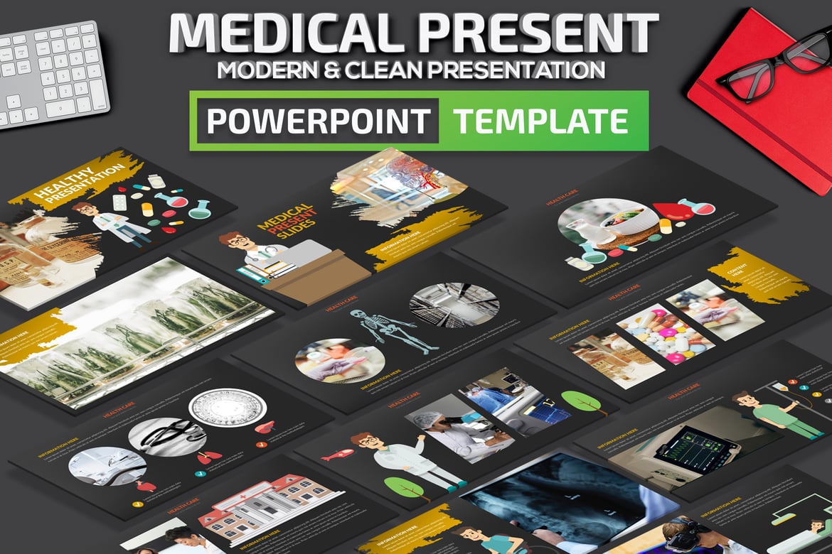 Template Presentasi PowerPoint Medis yang Menarik dan Profesional