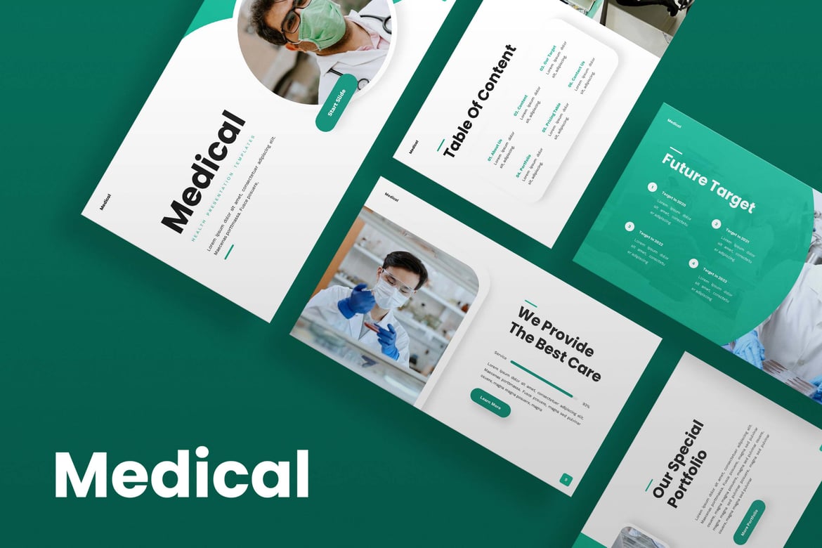 Template Presentasi Powerpoint Medis yang Menarik dan Profesional