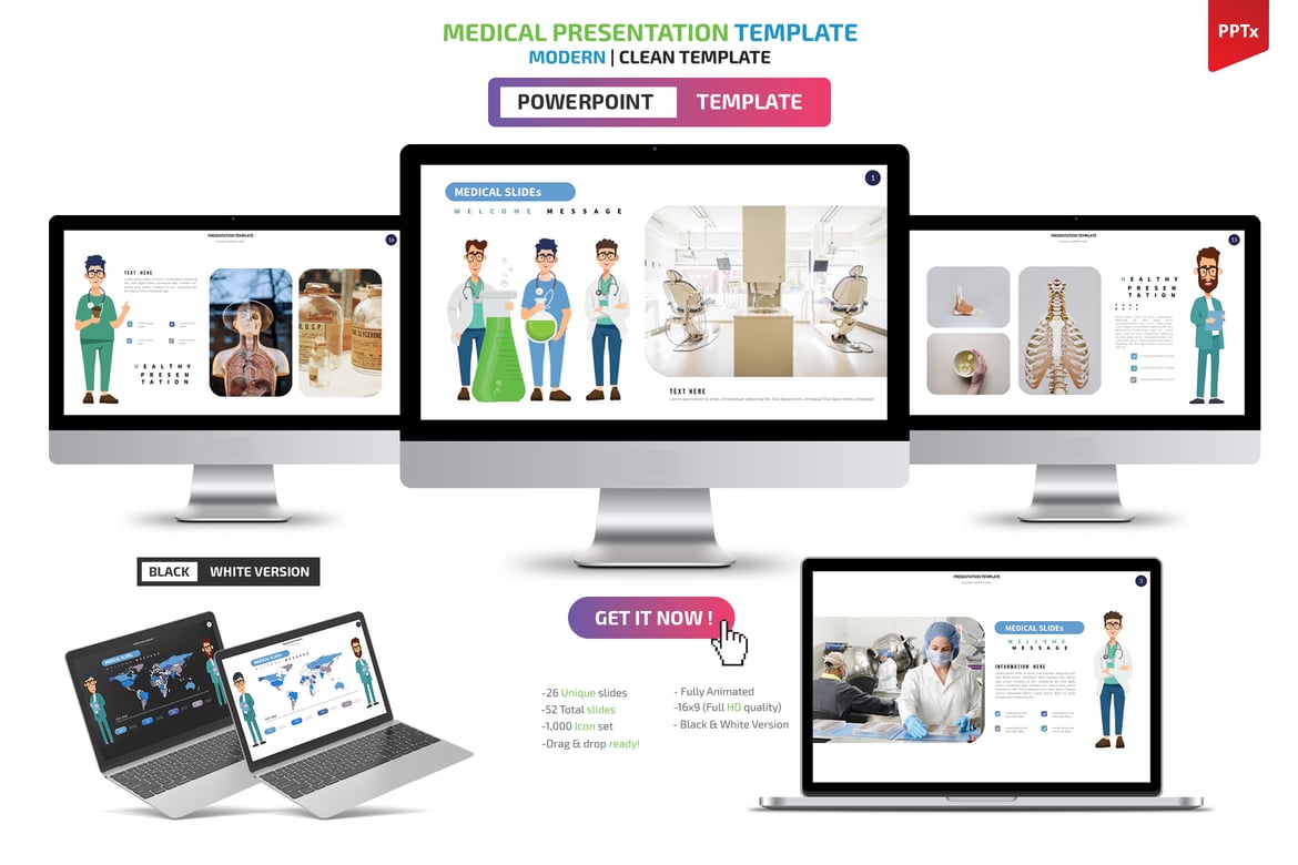 Template Presentasi PowerPoint Medis yang Menarik dan Profesional
