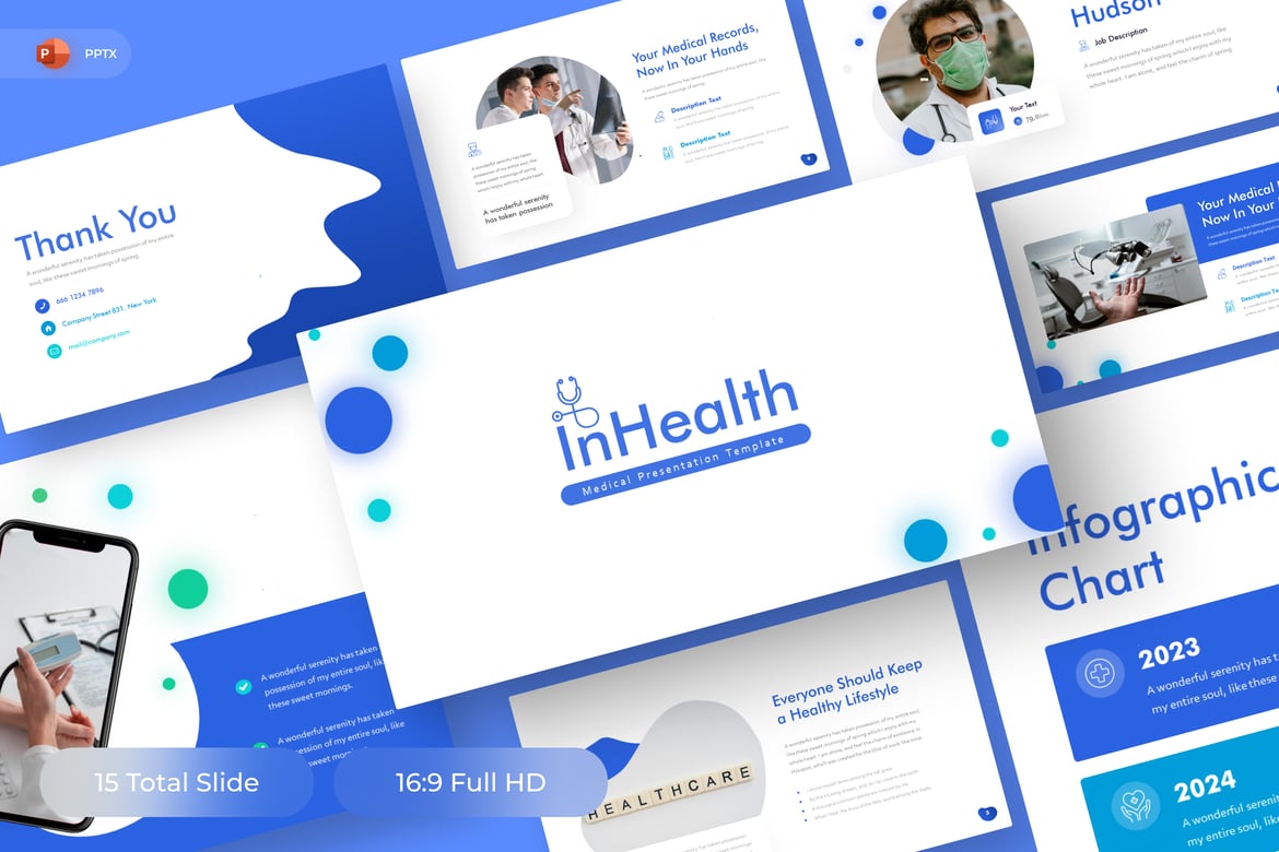 Template PowerPoint Medis yang Menarik dan Profesional