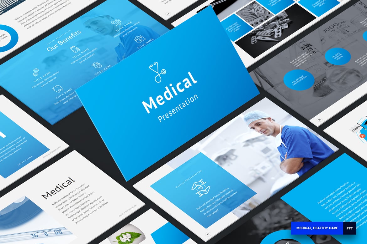 Template PowerPoint Medis yang Menarik dan Profesional