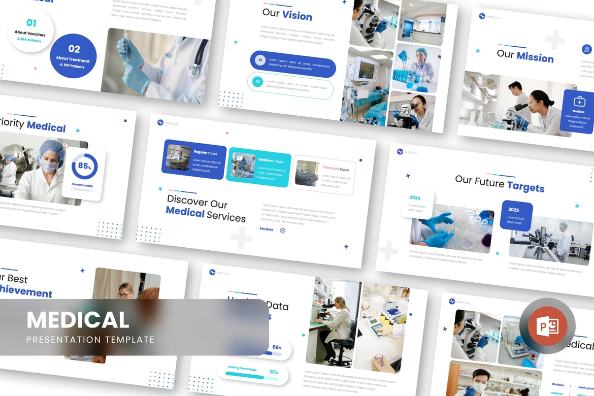 Template Presentasi Medis PowerPoint yang Menarik