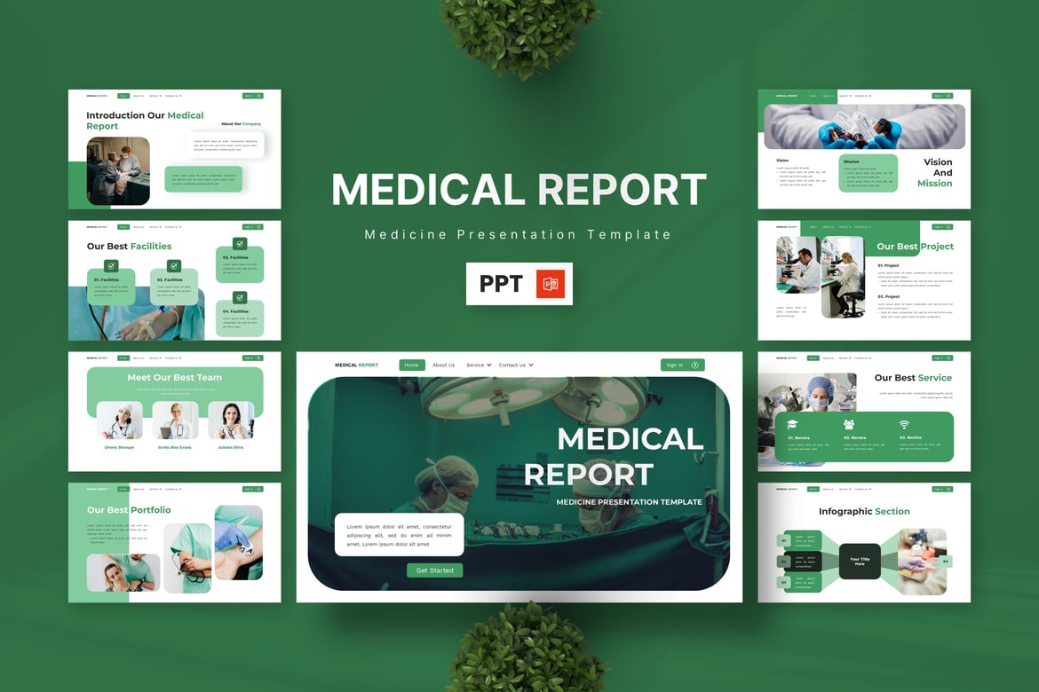 Template Presentasi PowerPoint Medis yang Menarik dan Profesional