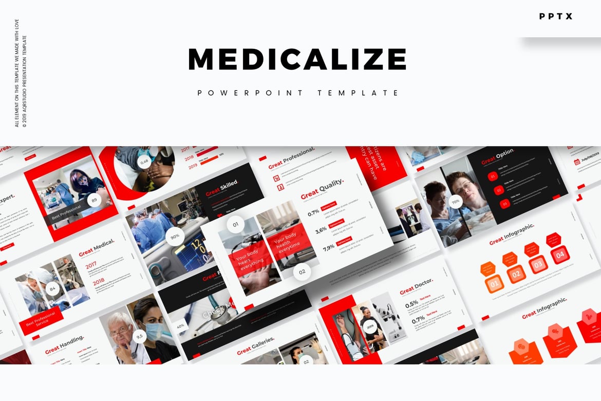 Template PowerPoint Medis - Solusi Presentasi Profesional